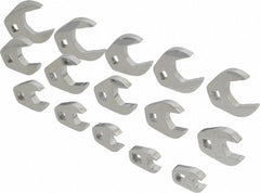 PROTO Proto J49003CF 15 Pc Crowfoot Wrench Set 3/8 Drive