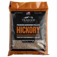 TRAEGER Traeger PEL319 Hickory Bbq Wood Pellets 20 Pounds