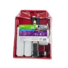 SHUR-LINE Shur-Line 2007030 Paint Roller Kit 9-Piece (3 in/9 in rollers, 3/8 in nap, 1.5 in angle brush) 48WL94