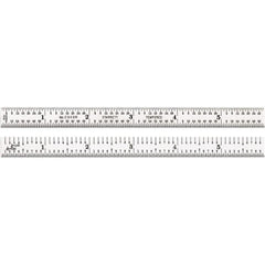 STARRETT Starrett 51334 Flexible Steel Rule 6 in 3R Graduation