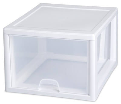 STERILITE Sterilite 23108004 Stacking Drawer 27 Qt 4 Pack