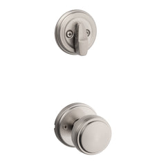KWIKSET Kwikset 966SOK-15.UNIV Sora Knob Handleset Trim Satin Nickel