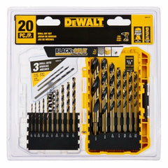 DEWALT Dewalt Accessories DW1177 Black Oxide Drill Bit Set 20pc