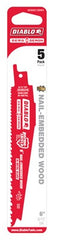 DIABLO Freud DS0612BW5 Reciprocating Blade 6in 6-12T 5 Pack