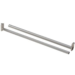 NATIONAL HARDWARE National Mfg S840-181 Adjustable Closet Rod 30-48 in Satin Nickel