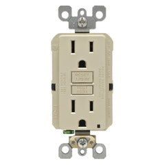 LEVITON Leviton GFNT1-0KI SmartlockPro Self-Test 15A GFCI Outlet Duplex (R01-GFNT1-0KI)