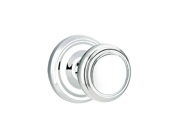 EMTEK Emtek 8200NWUS26 Norwich Knob Privacy Set Polished Chrome