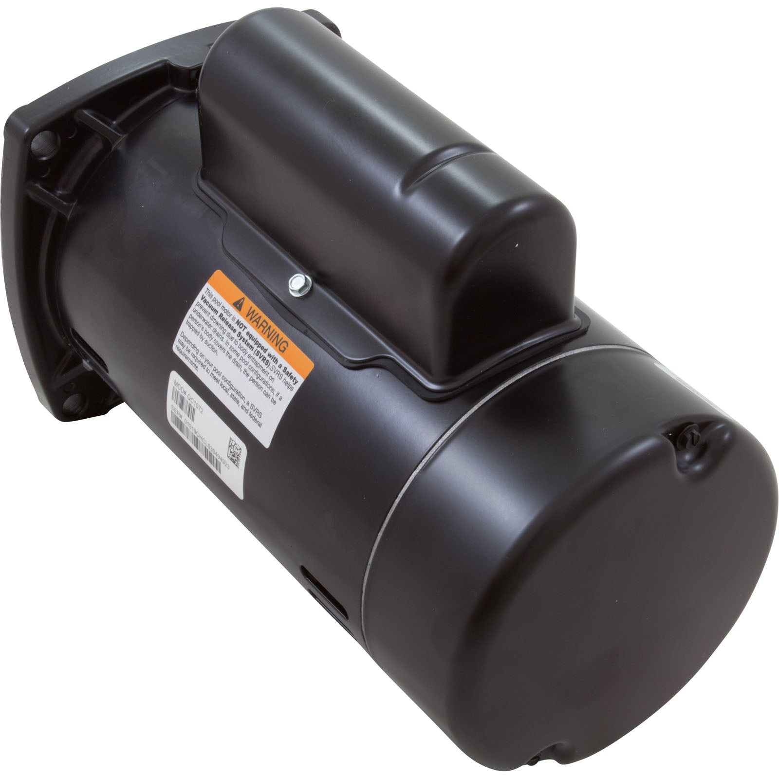 CENTURY MOTORS Century QC1072 Pool and Spa Motor 0.75hp 115v/230v 1-Spd 48Y Frame SQFL Full