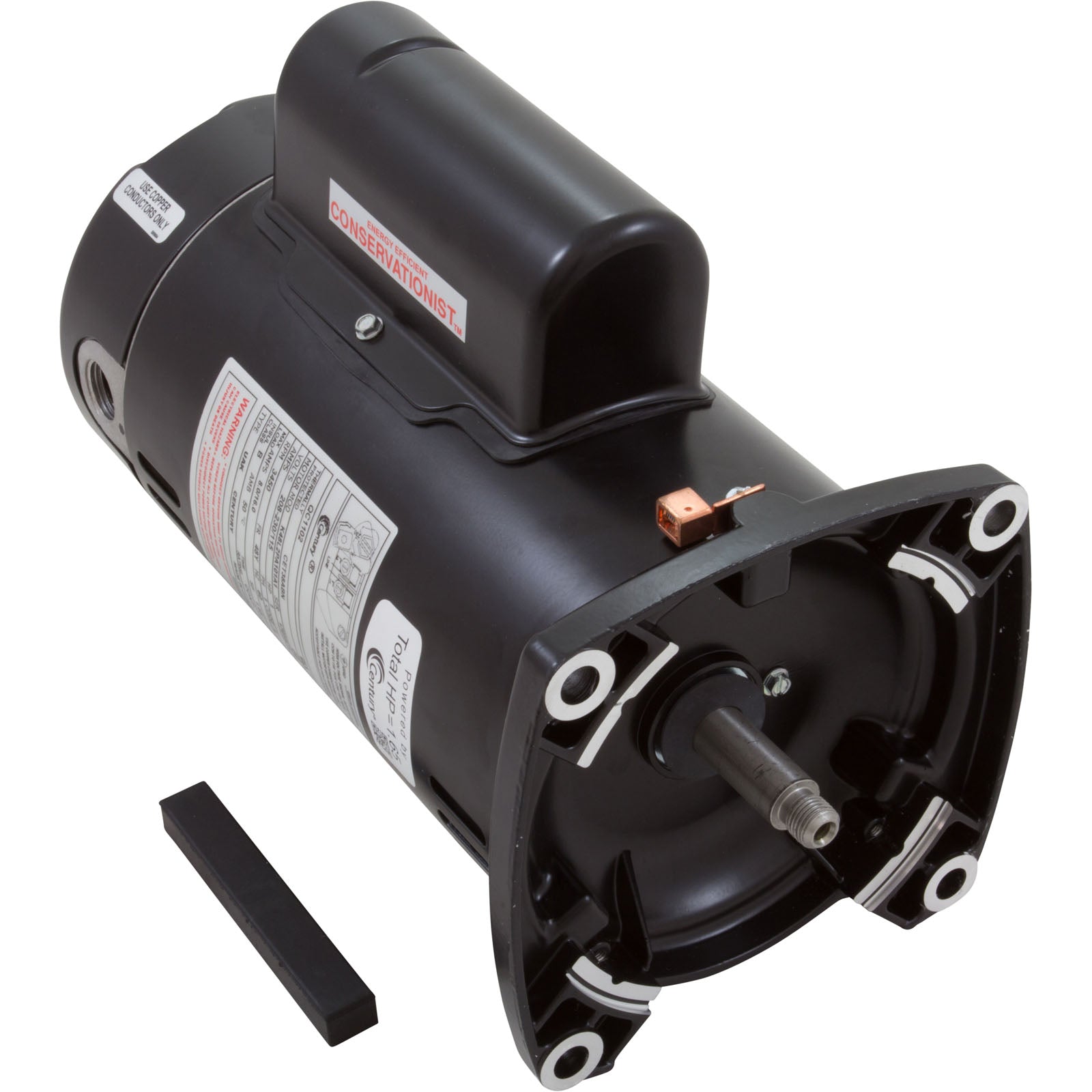 CENTURY MOTORS Century QC1102 Pool Pump Motor 1 HP Single Phase 48Y Frame