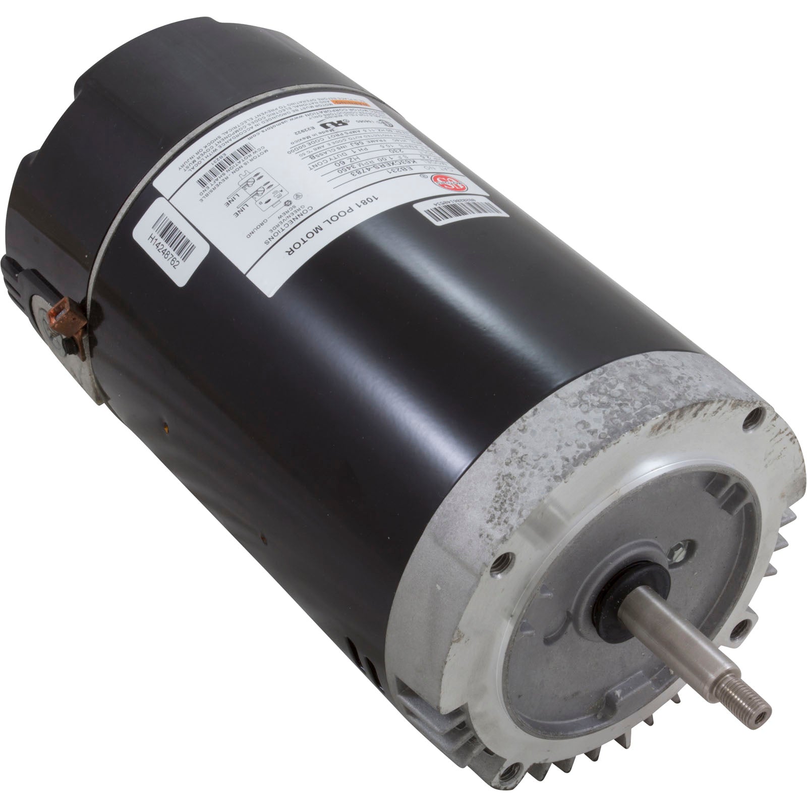 US MOTORS US Nidec EB231 2.5 Horsepower C-Face Pool and Spa Motor 230v