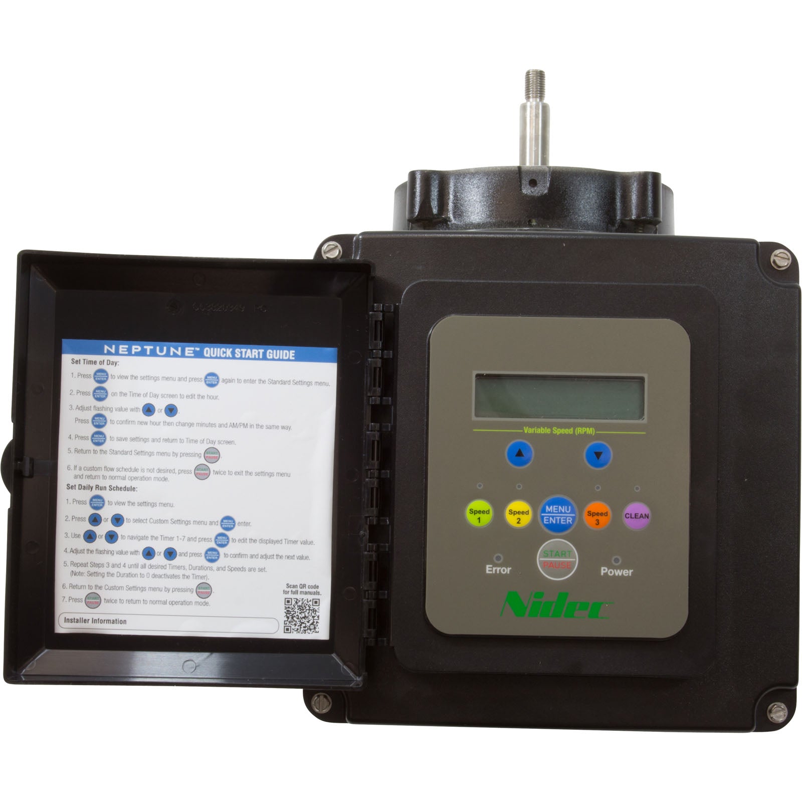 US MOTORS US-Nidec NPTT225 Motor 2.25 HP Variable Speed 230V C-Face