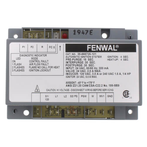 LAARS 35-665725-121 IGNITION CONTROL BOARDS
