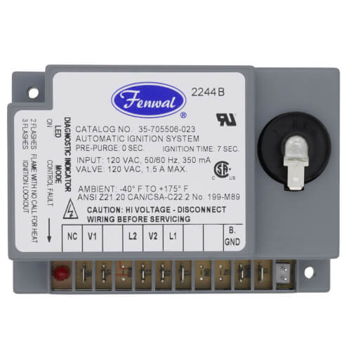 LAARS Fenwal 35-705506-023 Direct Spark Ignition Control 120V