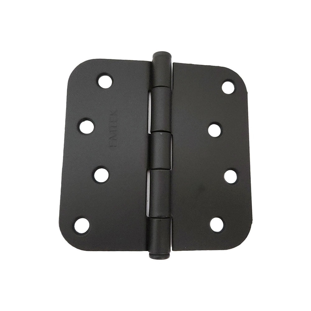 EMTEK Emtek 91034US19 4x4 Steel Residential Hinge Pair Flat Black
