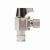 Sioux 130-G2W0C Stop Supply Angle 1/2 x 1/4 in Brass 1/4 Turn