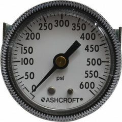 ASHCROFT Ashcroft 662876144730 Pressure Gauge 0-600 Psi 2in Npt