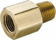 PARKER Parker X3/8FHG4-B Pipe Adapter 3/8 in Mnptf X Fbspp Brass