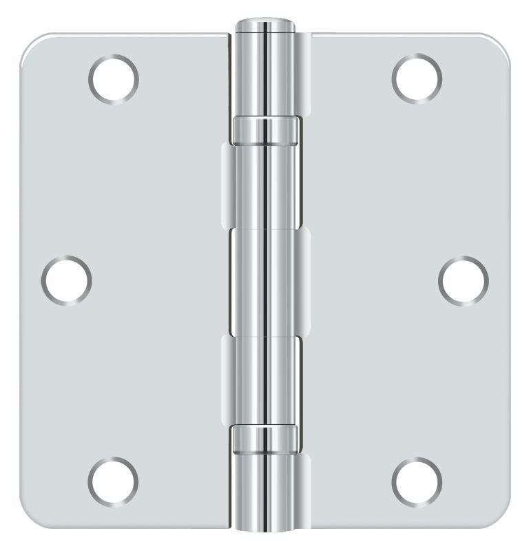 DELTANA Deltana S35R4BB26 Ball Bearing Door Hinge Bright Chrome