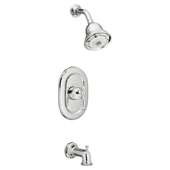 American Standard T440508.295 Quentin Brushed Nickel Pressure Balanced Bath & Shower Trim Kit