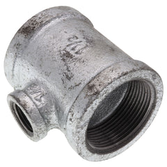 EVERFLOW Everflow GMRT1201 Reducing Tee Galvanized Malleable (1-1/2 inches x 1/2 inches)