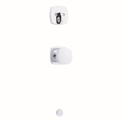 KWIKSET Kwikset 971AYKMDT-26 Arroyo Knob Midtown Rose Bright Chrome