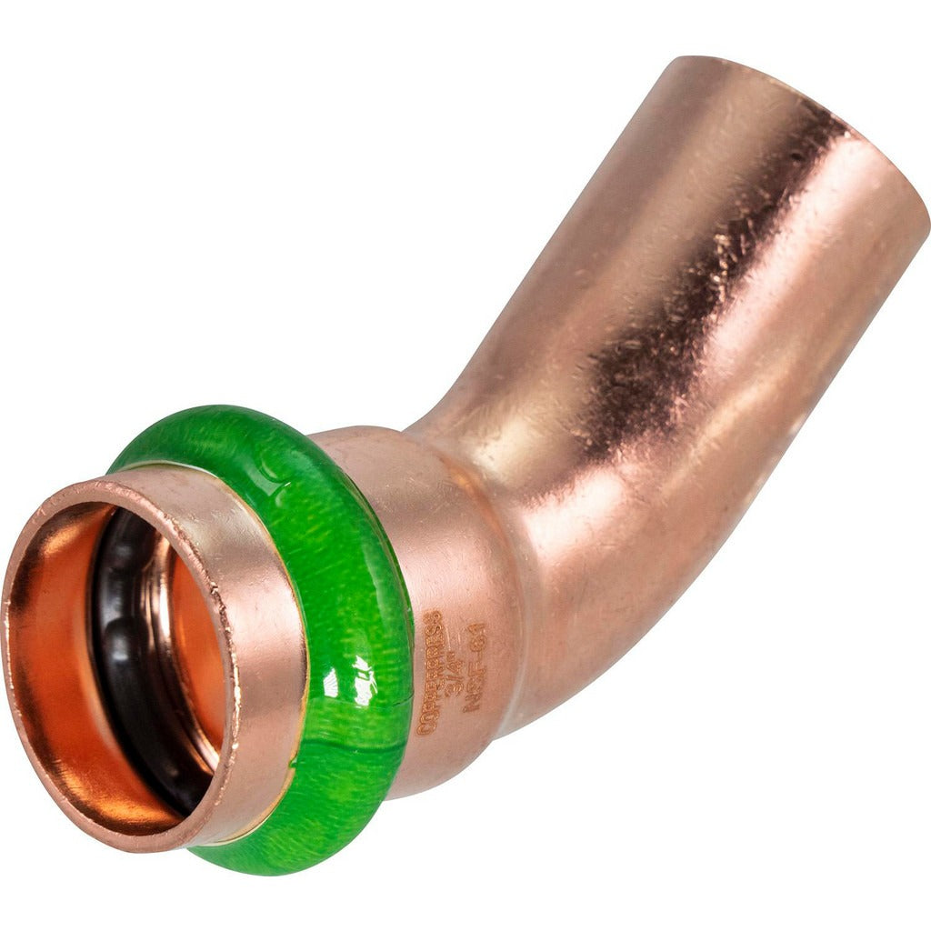 MERIT BRASS Merit Brass MB11590 45 Deg Street Elbow 1/2 in Copper