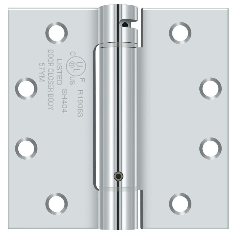 DELTANA Deltana DSH45U26 Spring Hinge 4.5x4.5 Bright Chrome