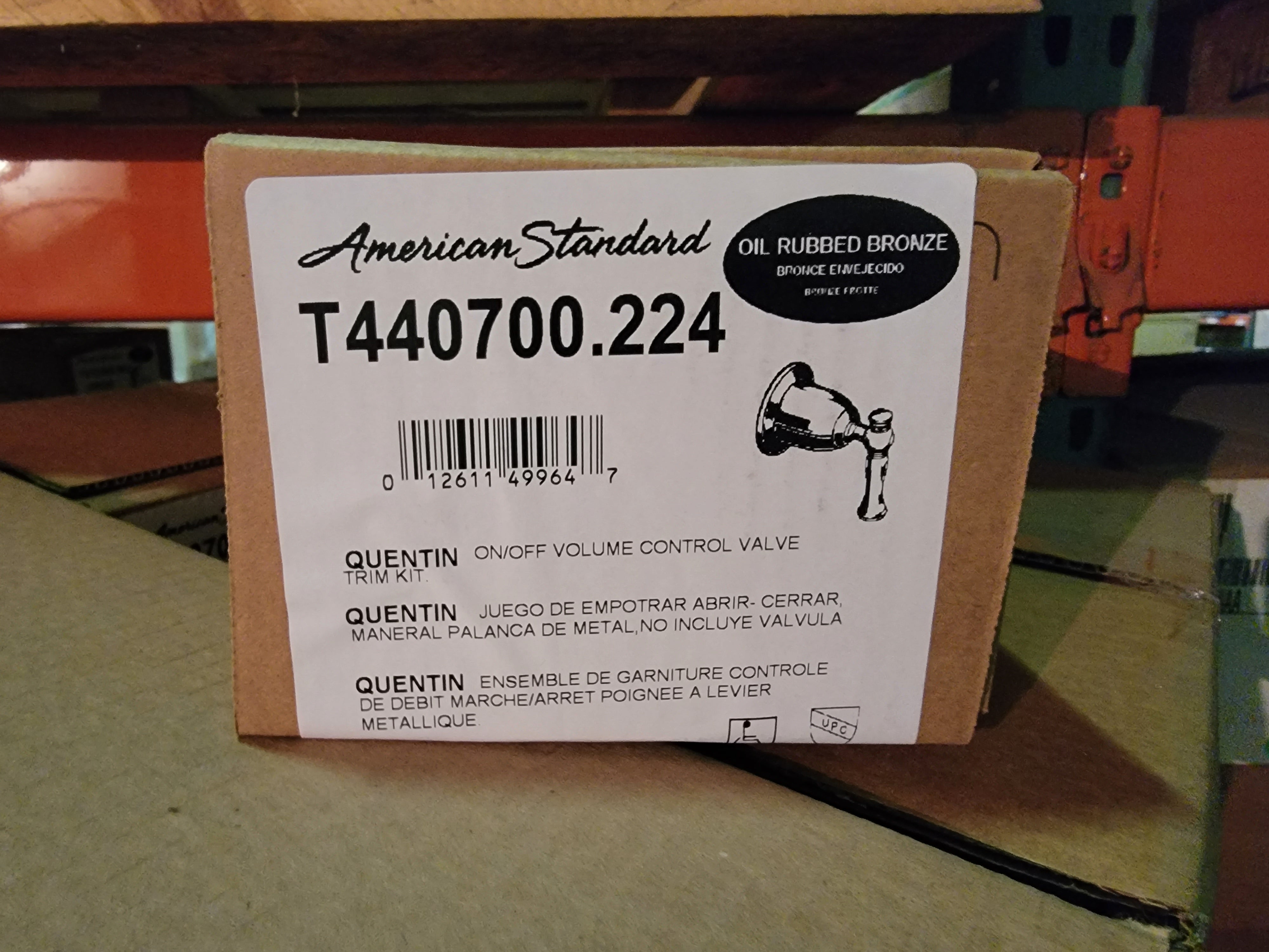 AMERICAN STANDARD American Standard T440700.224 Quentin On/Off Volume Control Valve - Oil Rubbed Bronze