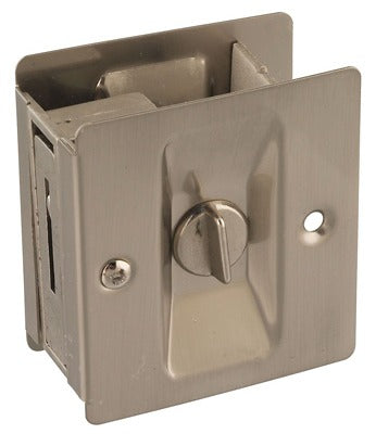 NATIONAL HARDWARE National Mfg N326-272 Pocket Door Latch Satin Nickel 2 Pack
