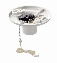 LEVITON Leviton Mfg Co 101-08827-CW4 Pull Chain Lampholder 250W