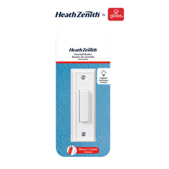 HEATH ZENITH Heath Zenith 18000092 Wired Pushbutton Doorbell (3 in H x 7/8 in W x 3/4 in D)