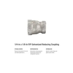 SOUTHLAND Southland 511-310HC Galvanized Reducing Coupling 1/4 in x 1/8 in Single Replacement 511-310BG