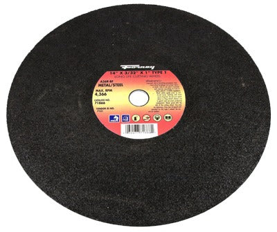 FORNEY Forney Industries Inc 71866 Type 1 Metal Cutting Wheel 14in