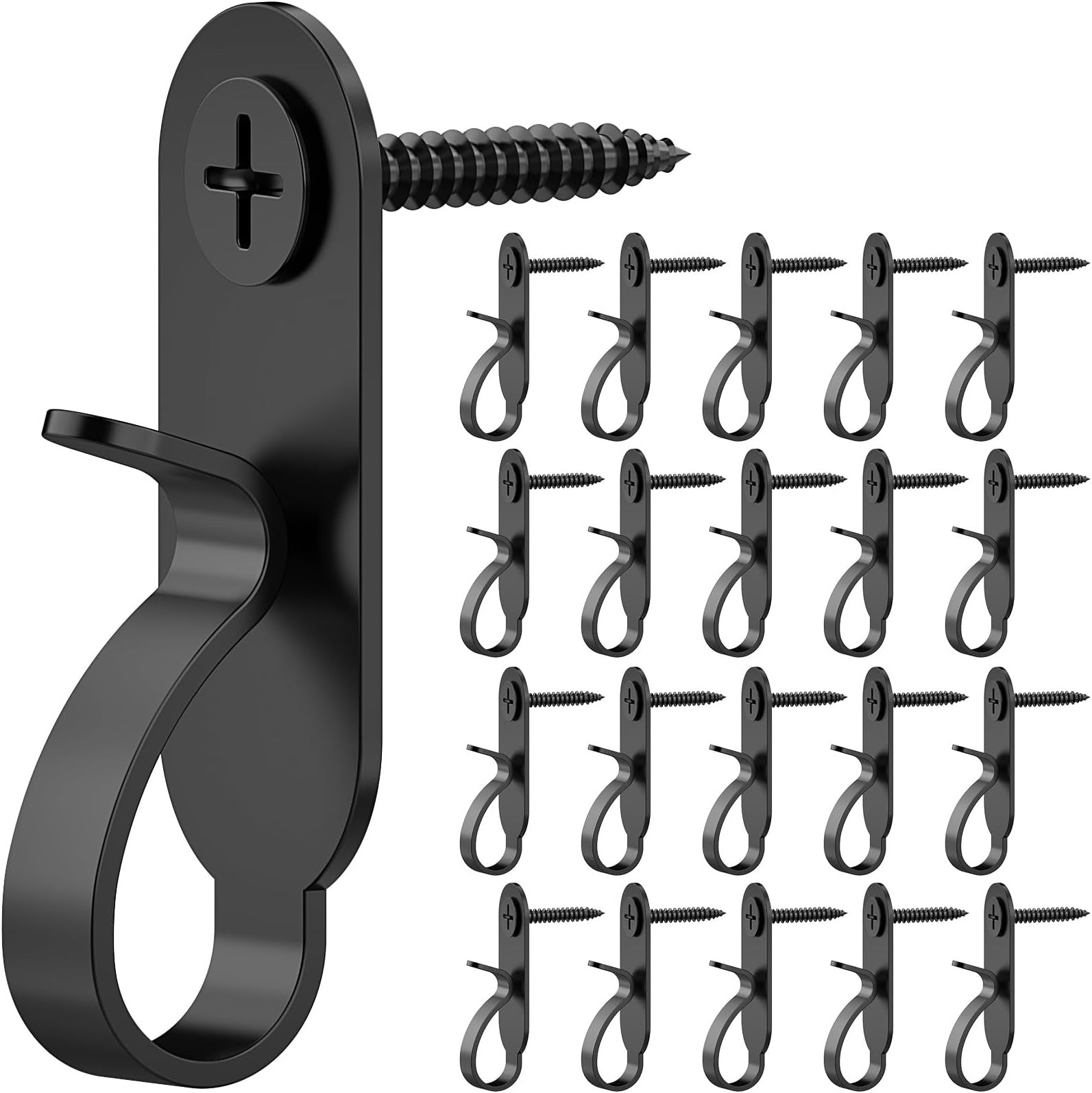 PRIME-LINE Prime-Line MP9254 Mirror Bottom J Hanger Clip 1 in Wide (25 Pack)