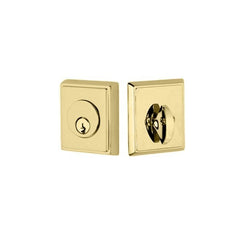 EMTEK Emtek 8468US4 Rectangular Single Cylinder Deadbolt Satin Brass