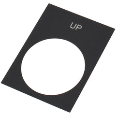 SCHNEIDER ELECTRIC Schneider Electric ZB2BY2307 Pvc Legend Plate Up