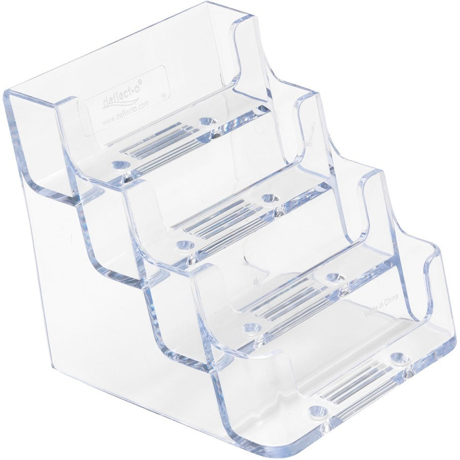 DEFLECTO Deflecto DEF70841 Business Card Holder 4-Pocket (1 Each) DEF70841