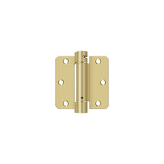 DELTANA Deltana DSH35R43/4 Spring Hinge 3.5x3.5x0.25 in Bright Brass