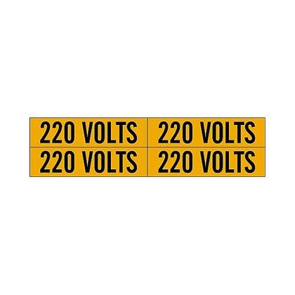 BRADY Brady 44207 Label B-498 220 Volt (4.125 x 1.125 in)