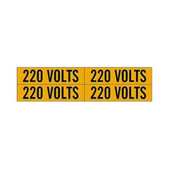 BRADY Brady 44207 Label B-498 220 Volt (4.125 x 1.125 in)