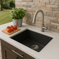 DAKOTA Dakota Plumbing Products GSE-QC2318-BE Kavlen Kitchen Sink