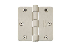 EMTEK Emtek 91023US15 Steel Door Hinge Pair Satin Nickel 3.5x3.5