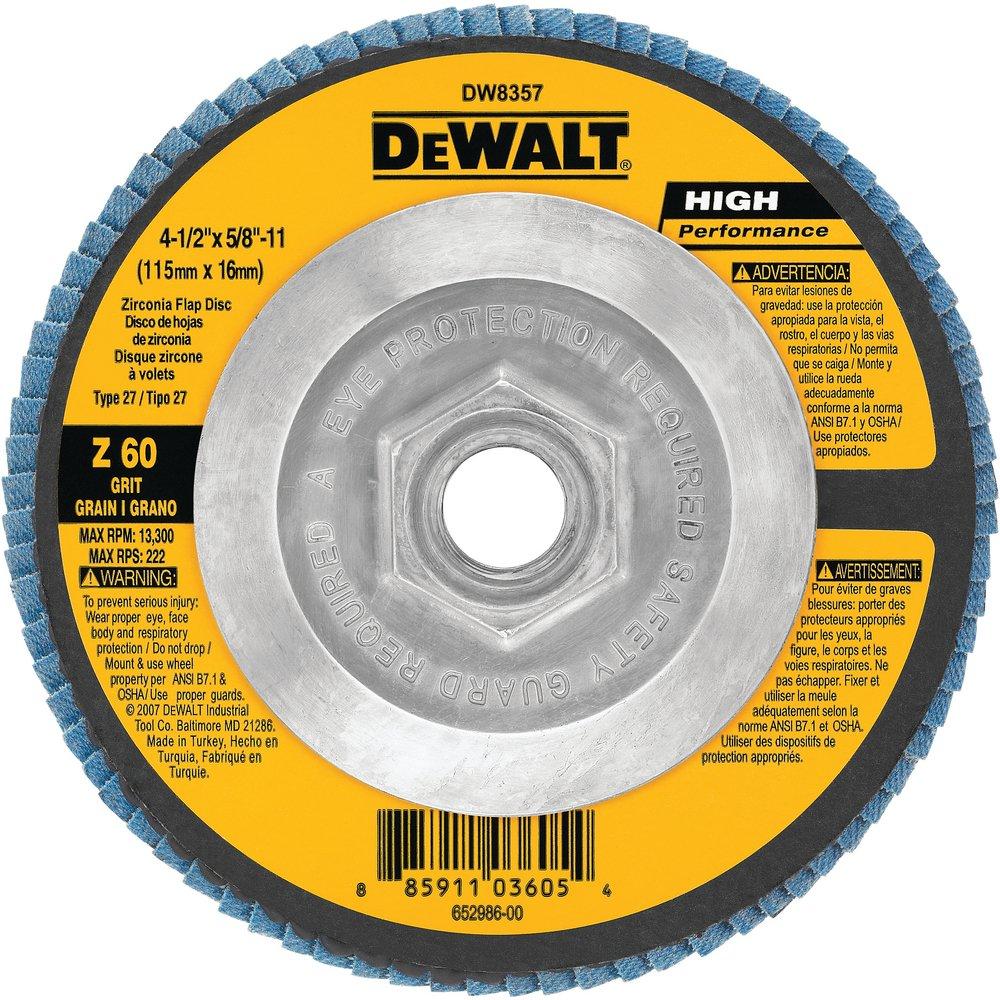DEWALT DW8357 FLAP DISCS