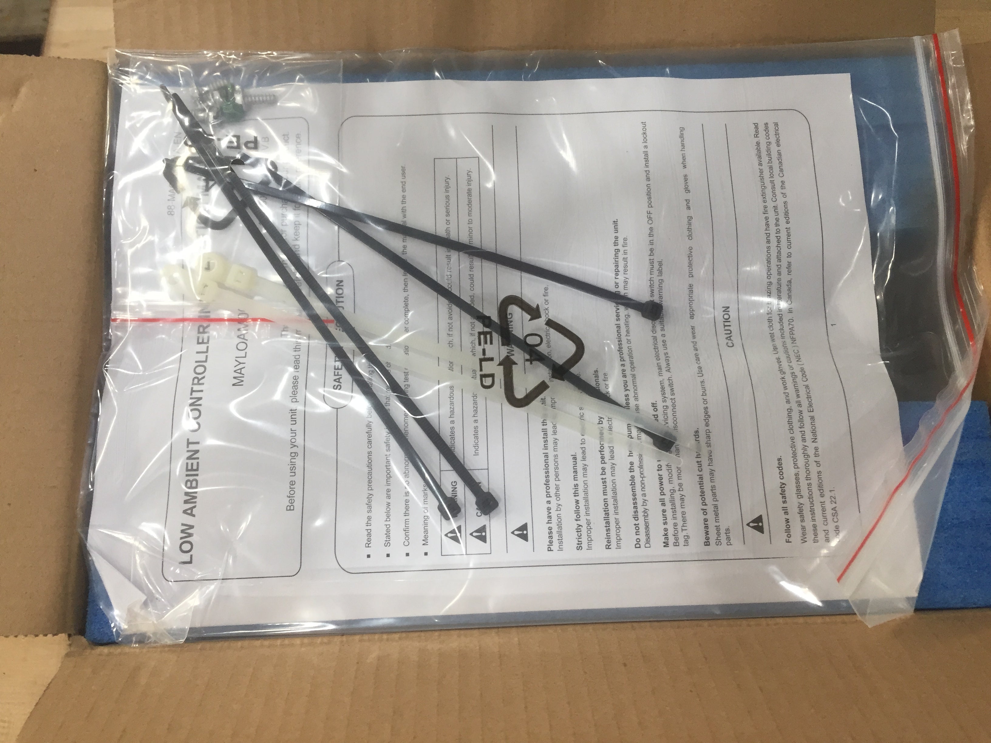 AMERISTAR Ameristar MAYLOAM001 Low Ambient Kit for AC/HP