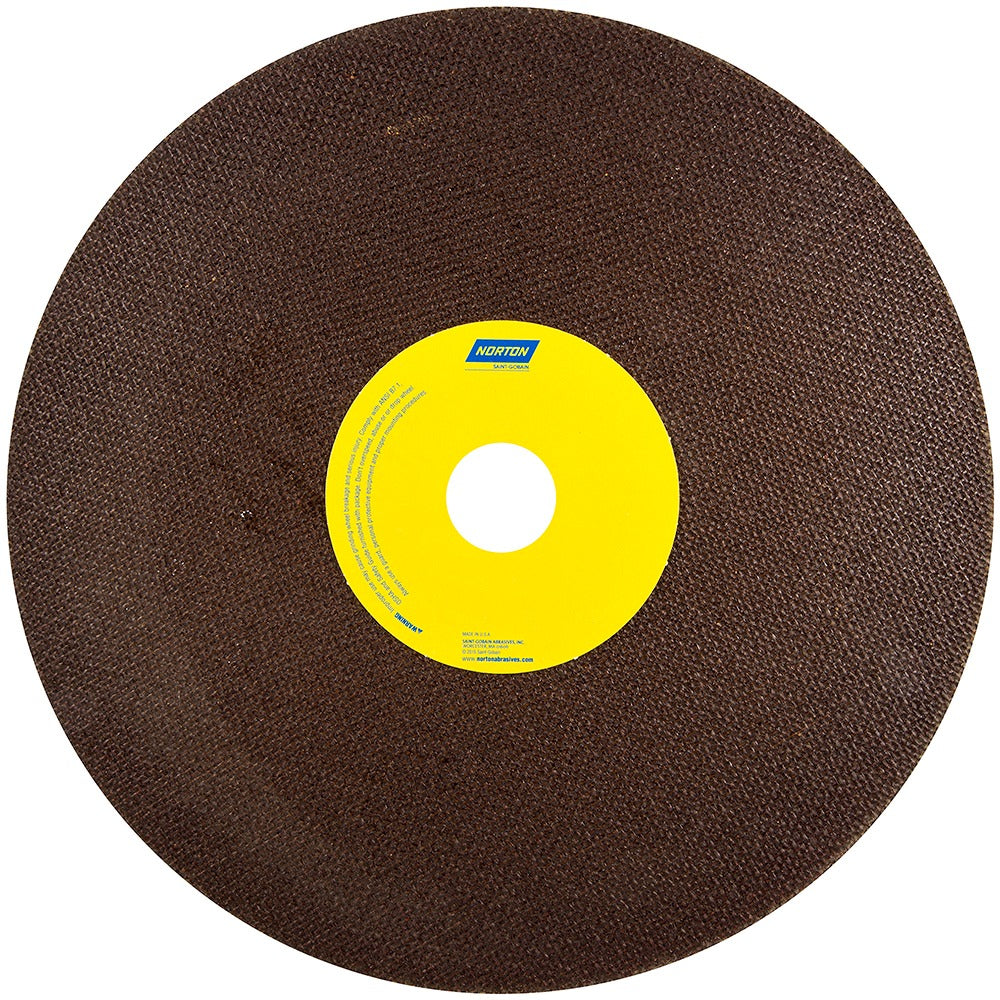 NORTON Norton 66253261858 Aluminum Oxide Cutoff Wheel 12 in 60 Grit