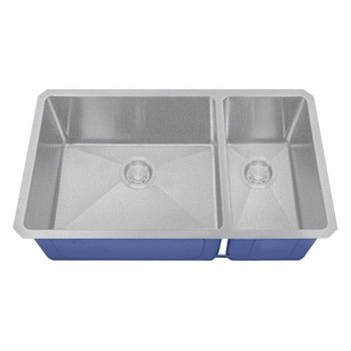 DAKOTA Dakota Plumbing Products DSM-7030SV 70/30 Undermount Kitchen Sink