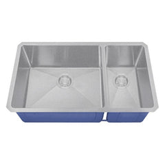DAKOTA Dakota Plumbing Products DSM-7030SV 70/30 Undermount Kitchen Sink