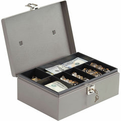SPARCO Sparco SPR15501 Cash Box with Latch Lock (11 x 7-3/4 x 4-3/4 inches)