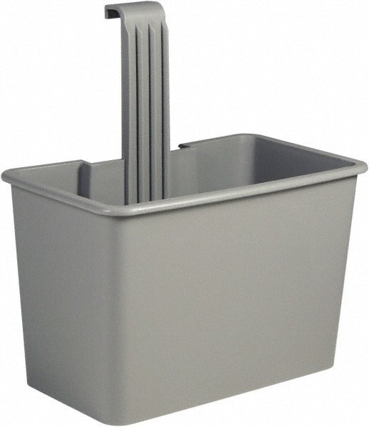 UNGER Unger SMSBG Polypropylene Side Bucket 8 Gal Gray