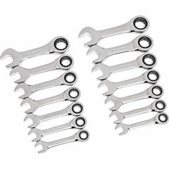 GEARWRENCH Gearwrench 85206 Ratcheting Combo Wrench Set 14 Pc